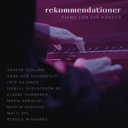 Teg083d Anders Teglund Rekommendationer Piano För Två Händer Omslag